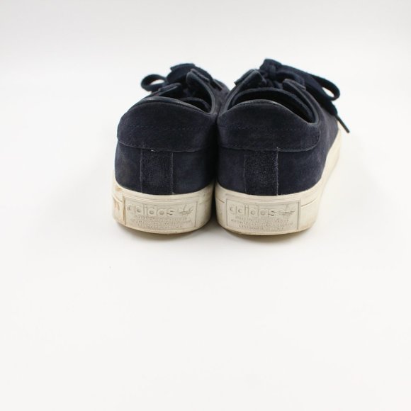 Adidas Dark Navy Blue Faux Suede Women's Sneakers US 6 - Picture 2 of 9
